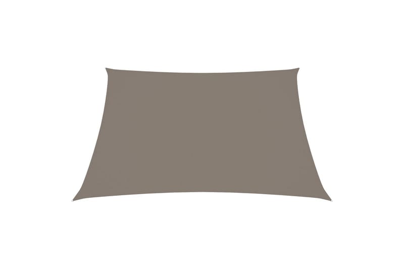 Solsegel oxfordtyg fyrkantigt 3x3 m taupe - Brun - Utemöbler - Solskydd - Solsegel