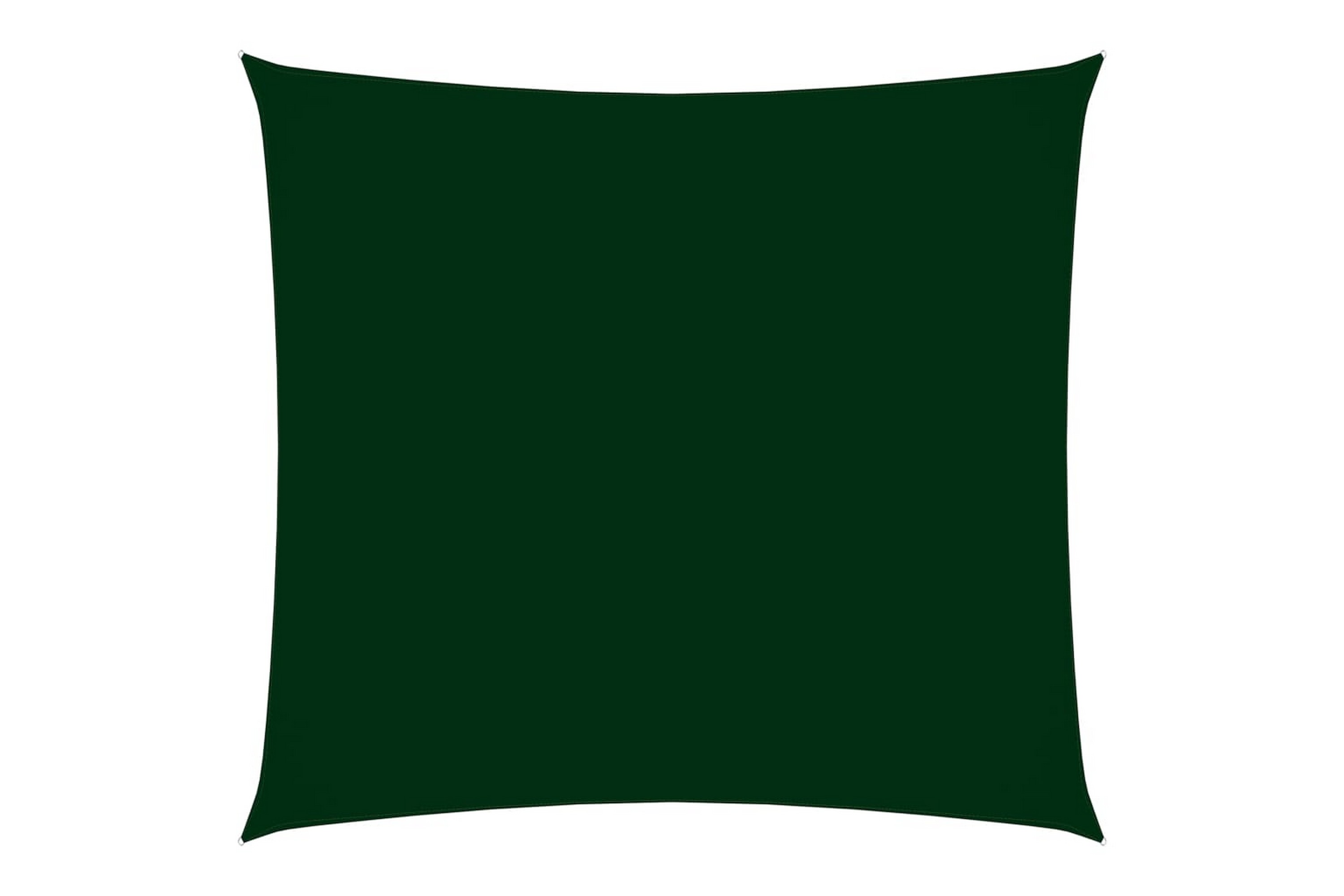 Solsegel oxfordtyg fyrkantigt 6×6 m mörkgrön – Mörkgrön