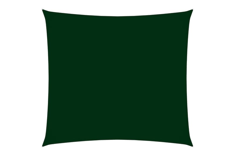 Solsegel oxfordtyg fyrkantigt 6x6 m mörkgrön - Mörkgrön - Solsegel