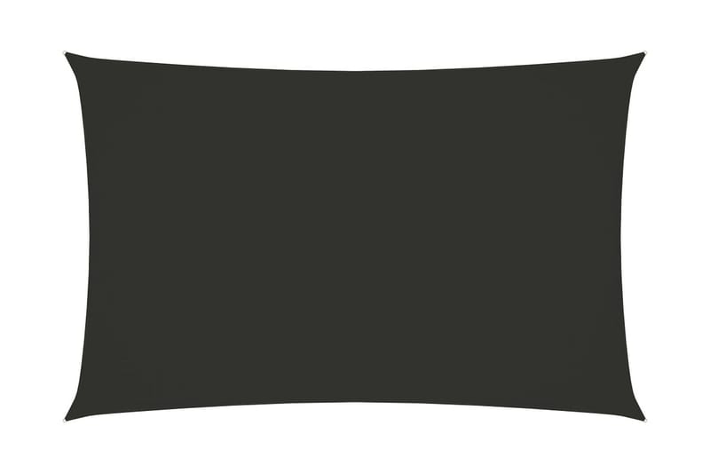 Solsegel oxfordtyg rektangulärt 2,5x5 m antracit - Grå - Utemöbler - Solskydd - Solsegel