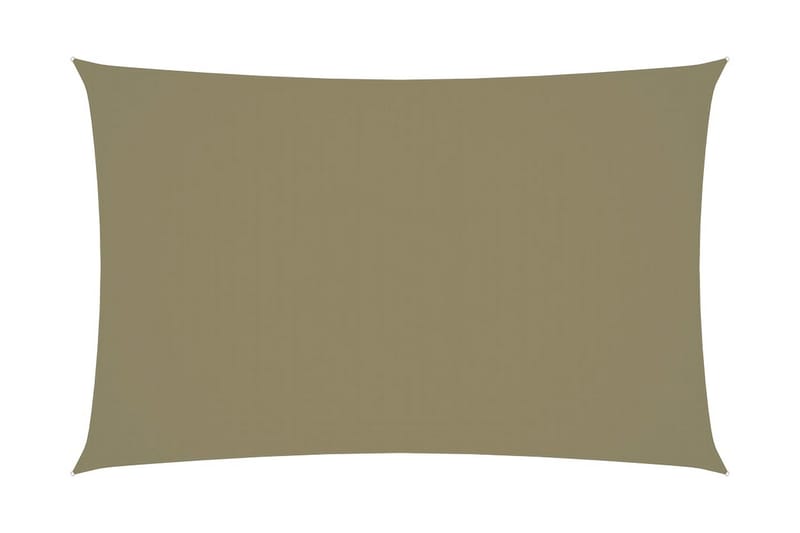 Solsegel oxfordtyg rektangulärt 2,5x5 m beige - Beige - Utemöbler - Solskydd - Solsegel