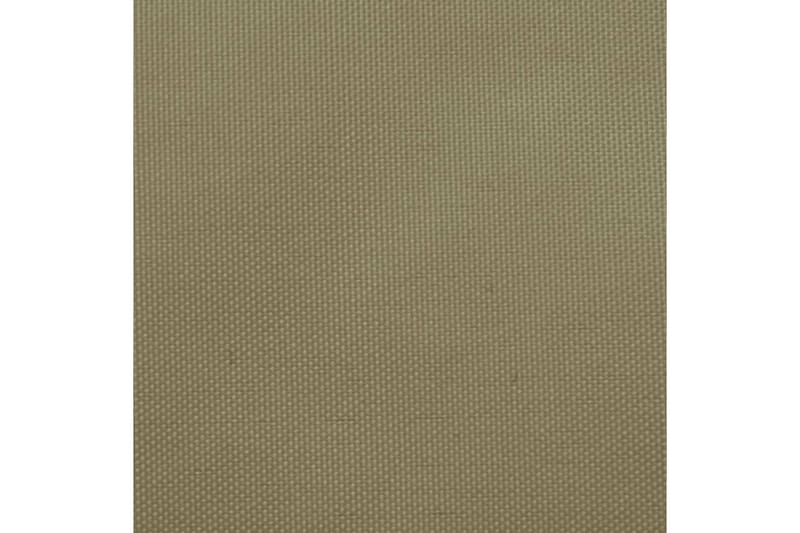 Solsegel oxfordtyg rektangulärt 2,5x5 m beige - Beige - Utemöbler - Solskydd - Solsegel