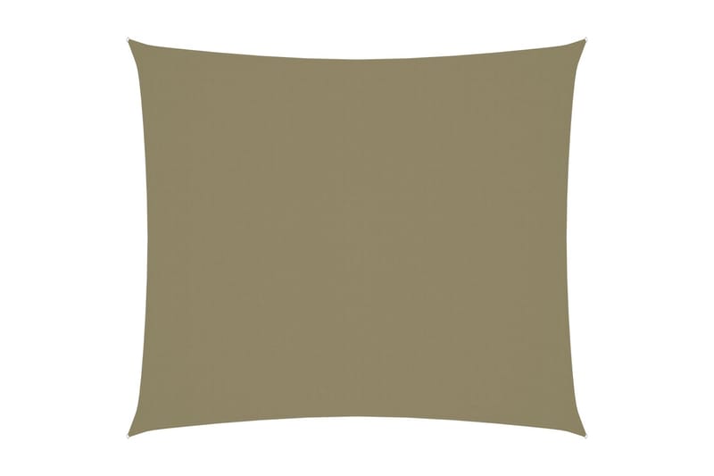 Solsegel oxfordtyg rektangulärt 2x2,5 m beige - Beige - Utemöbler - Solskydd - Solsegel