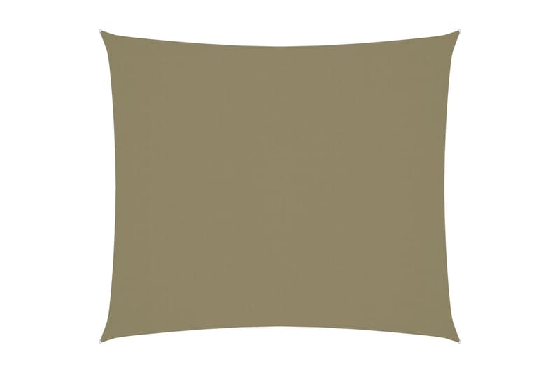 Solsegel oxfordtyg rektangulärt 2x2,5 m beige - Beige - Solsegel