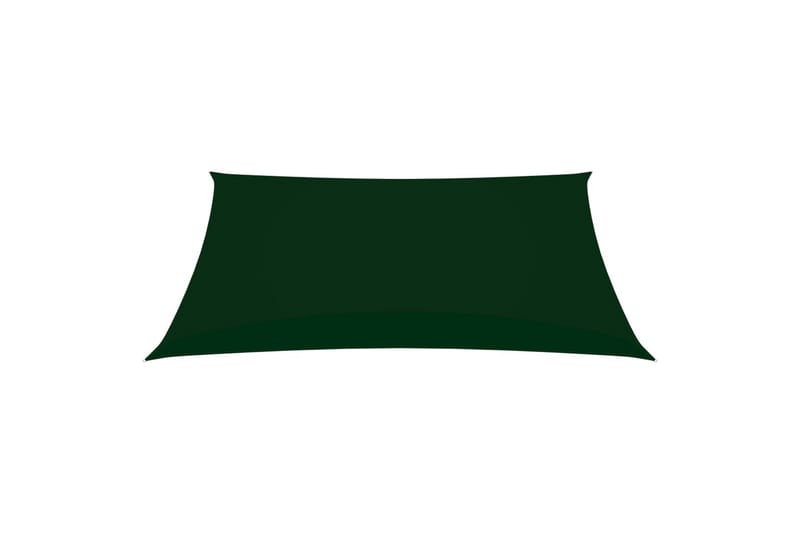 Solsegel oxfordtyg rektangulärt 2x4 m mörkgrön - Mörkgrön - Solsegel