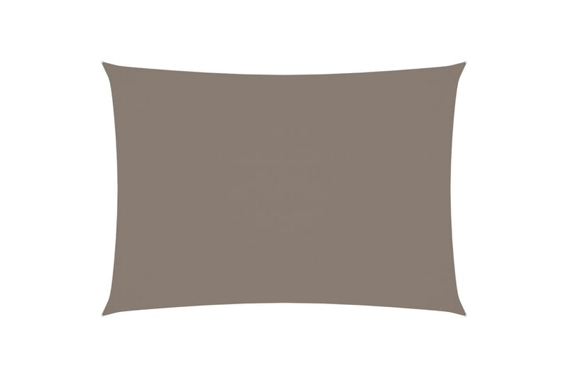 Solsegel oxfordtyg rektangulärt 2x4,5 m taupe - Brun - Utemöbler - Solskydd - Solsegel