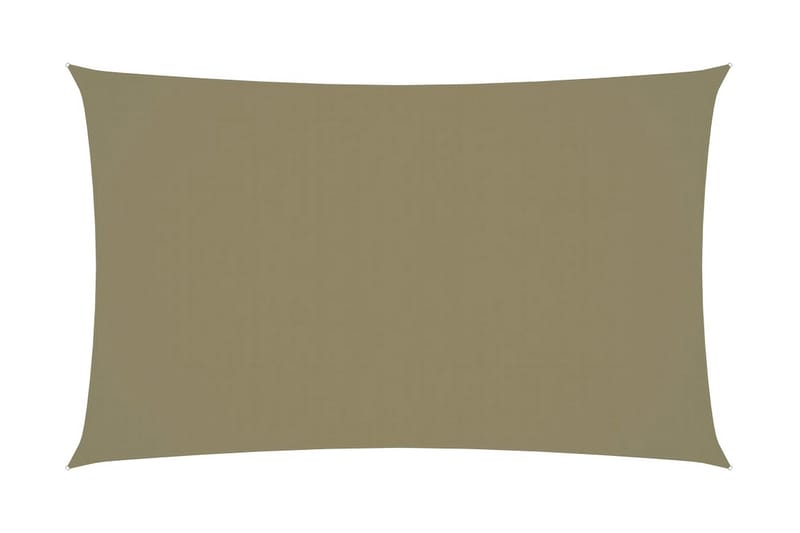 Solsegel oxfordtyg rektangulärt 3x6 m beige - Beige - Utemöbler - Solskydd - Solsegel