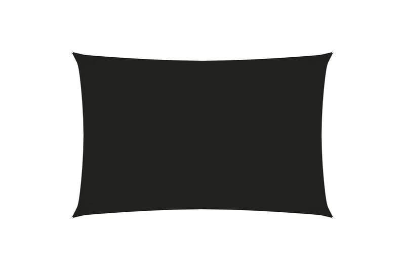 Solsegel oxfordtyg rektangulärt 3x6 m svart - Svart - Utemöbler - Solskydd - Solsegel
