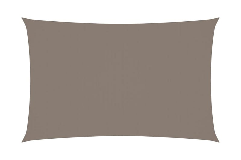 Solsegel oxfordtyg rektangulärt 3x6 m taupe - Brun - Utemöbler - Solskydd - Solsegel