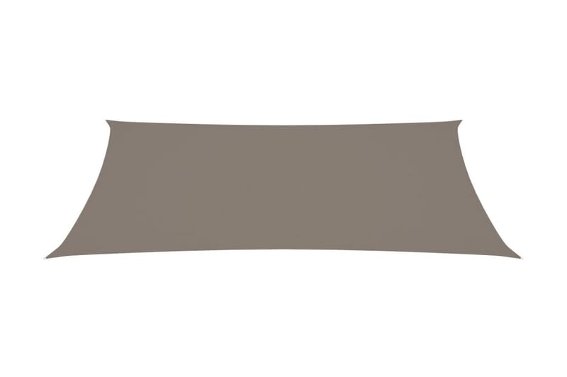 Solsegel oxfordtyg rektangulärt 3x6 m taupe - Brun - Utemöbler - Solskydd - Solsegel