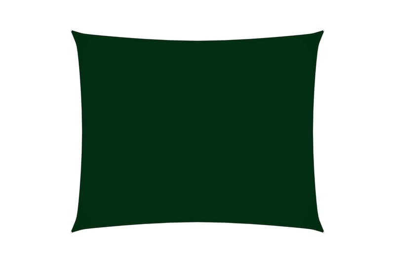 Solsegel oxfordtyg rektangulärt 4x5 m mörkgrön - Grön - Utemöbler - Solskydd - Solsegel