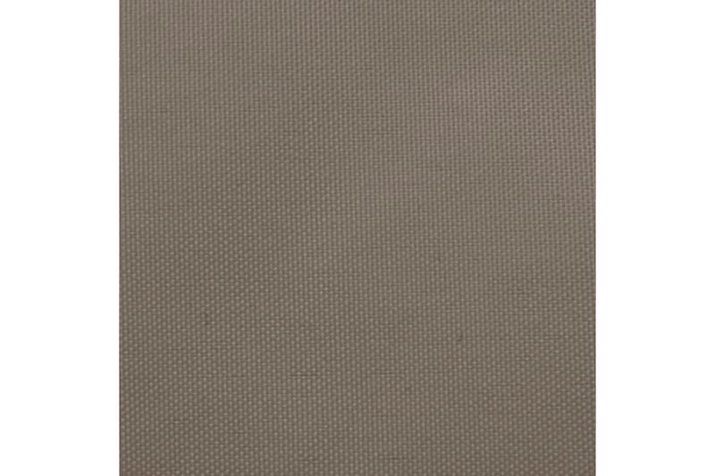 Solsegel oxfordtyg rektangulärt 4x5 m taupe - Brun - Utemöbler - Solskydd - Solsegel