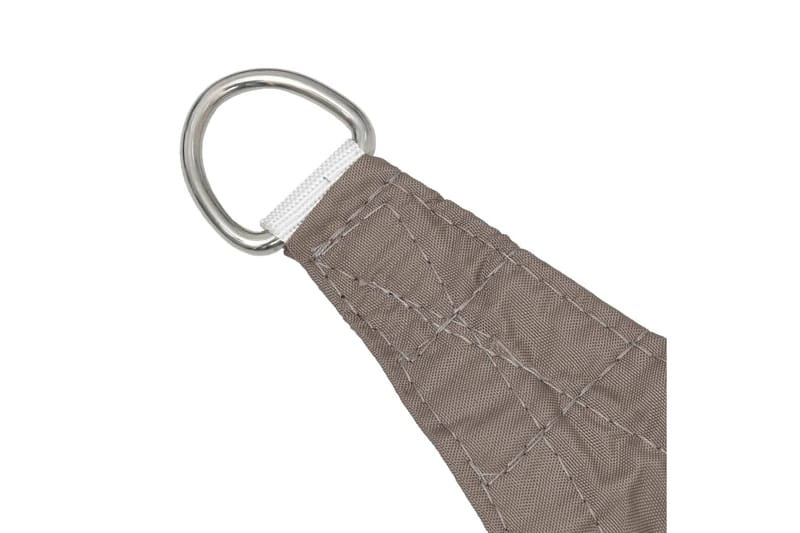 Solsegel oxfordtyg rektangulärt 4x5 m taupe - Brun - Utemöbler - Solskydd - Solsegel