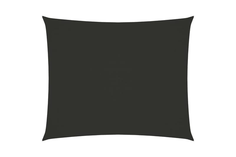 Solsegel oxfordtyg rektangulärt 5x6 m antracit - Grå - Utemöbler - Solskydd - Solsegel