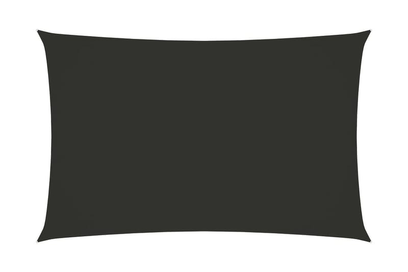 Solsegel oxfordtyg rektangulärt 5x8 m antracit - Grå - Utemöbler - Solskydd - Solsegel