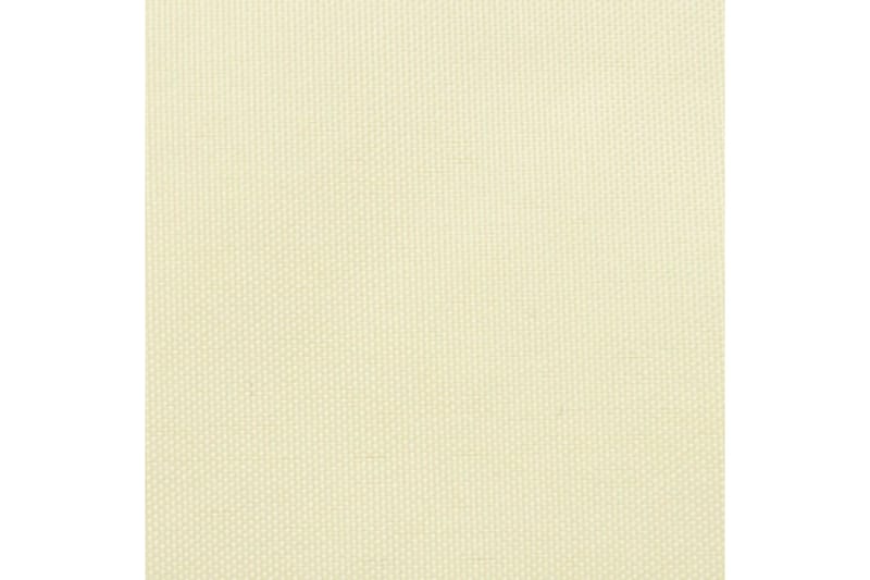 Solsegel oxfordtyg rektangulärt 6x7 m gräddvit - Vit - Utemöbler - Solskydd - Solsegel