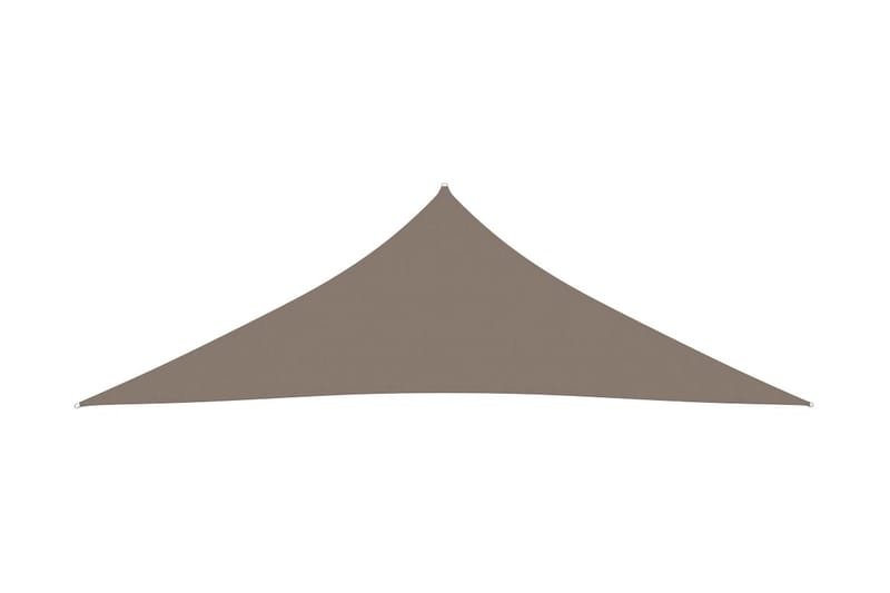 Solsegel oxfordtyg trekantigt 2,5x2,5x3,5 m taupe - Brun - Utemöbler - Solskydd - Solsegel