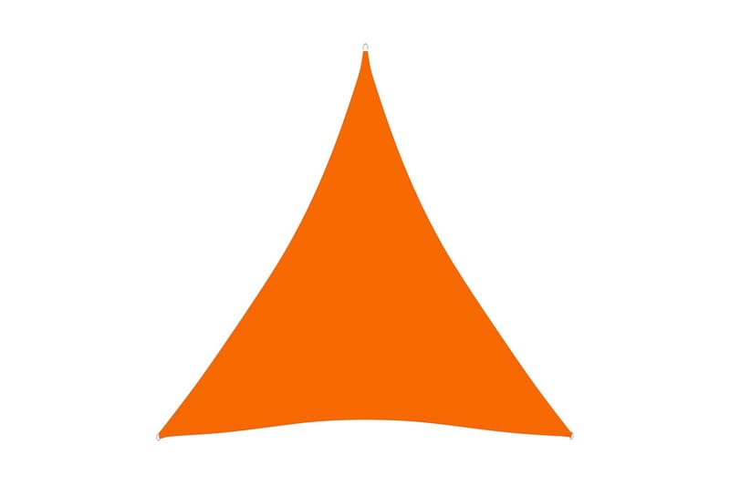 Solsegel oxfordtyg trekantigt 3,6x3,6x3,6 m orange - Orange - Utemöbler - Solskydd - Solsegel