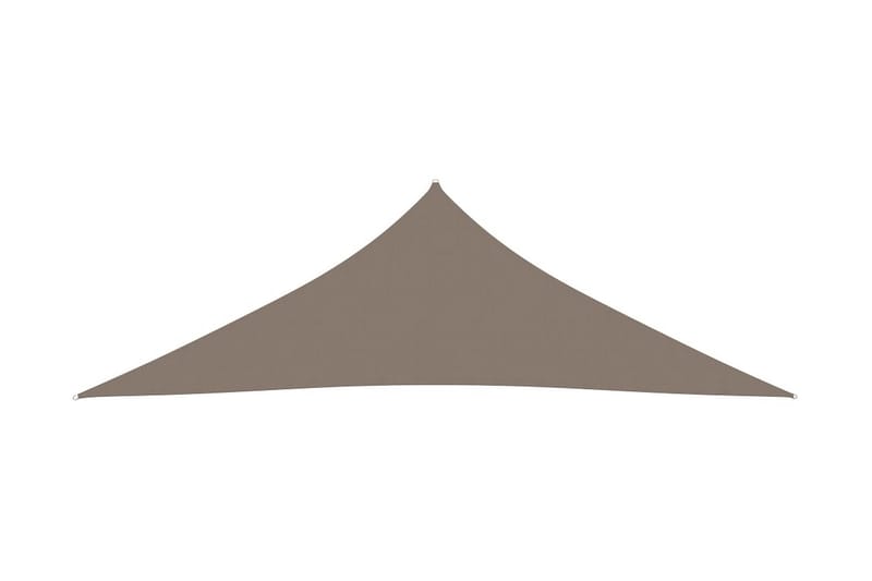 Solsegel oxfordtyg trekantigt 3x3x4,24 m taupe - Taupe - Utemöbler - Solskydd - Solsegel