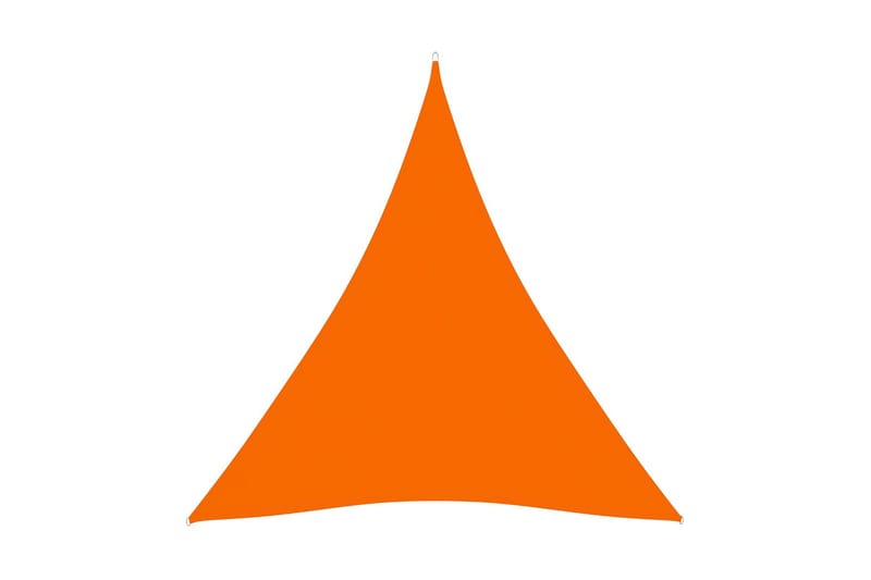 Solsegel Oxfordtyg trekantigt 4,5x4,5x4,5 m orange - Orange - Utemöbler - Solskydd - Solsegel
