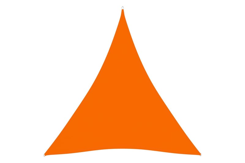Solsegel oxfordtyg trekantigt 4x4x4 m orange - Orange - Utemöbler - Solskydd - Solsegel