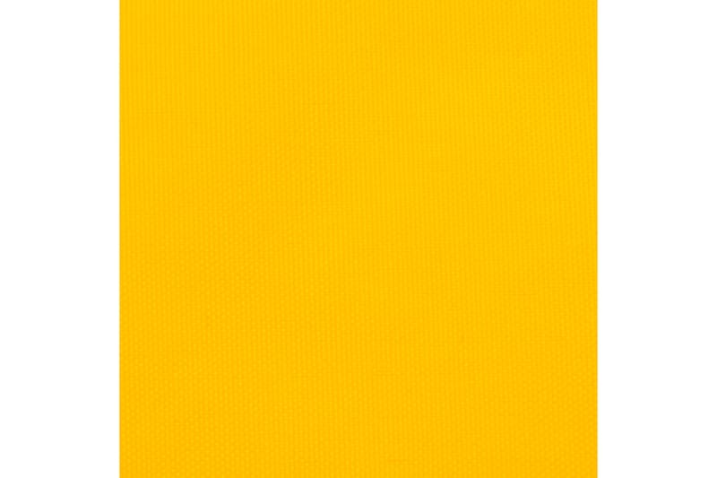 Solsegel oxfordtyg trekantigt 5x5x6 m gul - Gul - Utemöbler - Solskydd - Solsegel