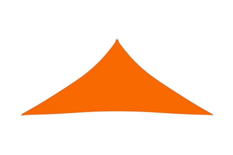 Solsegel oxfordtyg trekantigt 5x7x7 m orange - Orange - Utemöbler - Solskydd - Solsegel