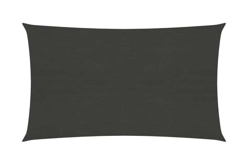Solsegel 160 g/m² antracit 3,5x5 m HDPE - Grå - Utemöbler - Solskydd - Solsegel