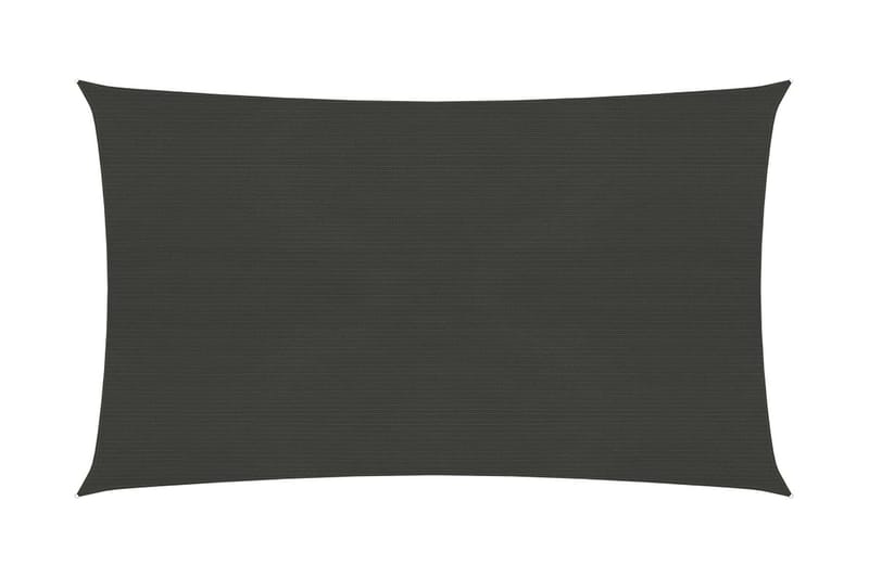 Solsegel 160 g/m² antracit 3x6 m HDPE - Grå - Utemöbler - Solskydd - Solsegel