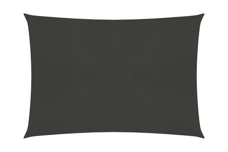 Solsegel 160 g/m² antracit 6x7 m HDPE - Antracit - Utemöbler - Solskydd - Solsegel