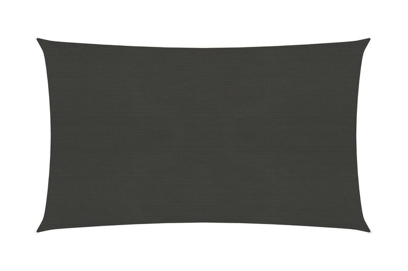 Solsegel 160 g/m² antracit 6x8 m HDPE - Antracit - Utemöbler - Solskydd - Solsegel