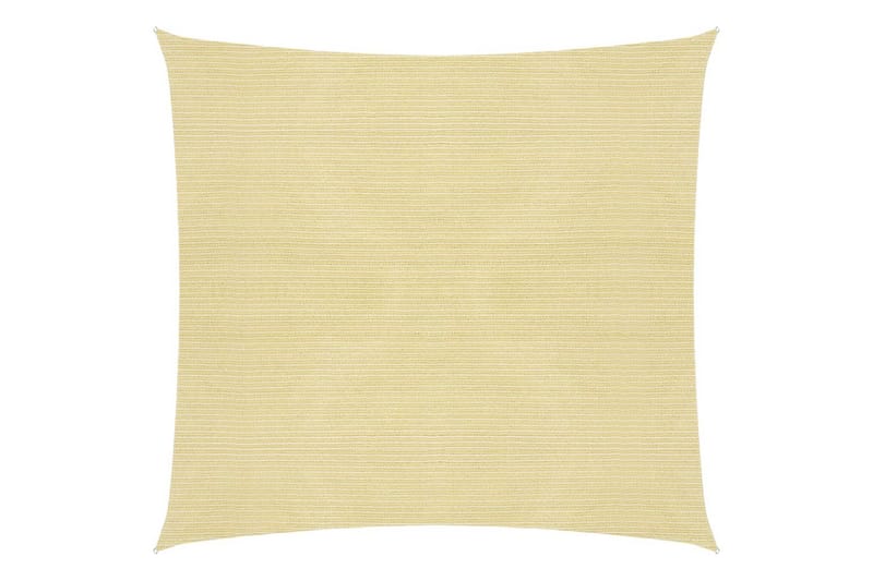 Solsegel 160 g/m² beige 2,5x2,5 m HDPE - Beige - Utemöbler - Solskydd - Solsegel