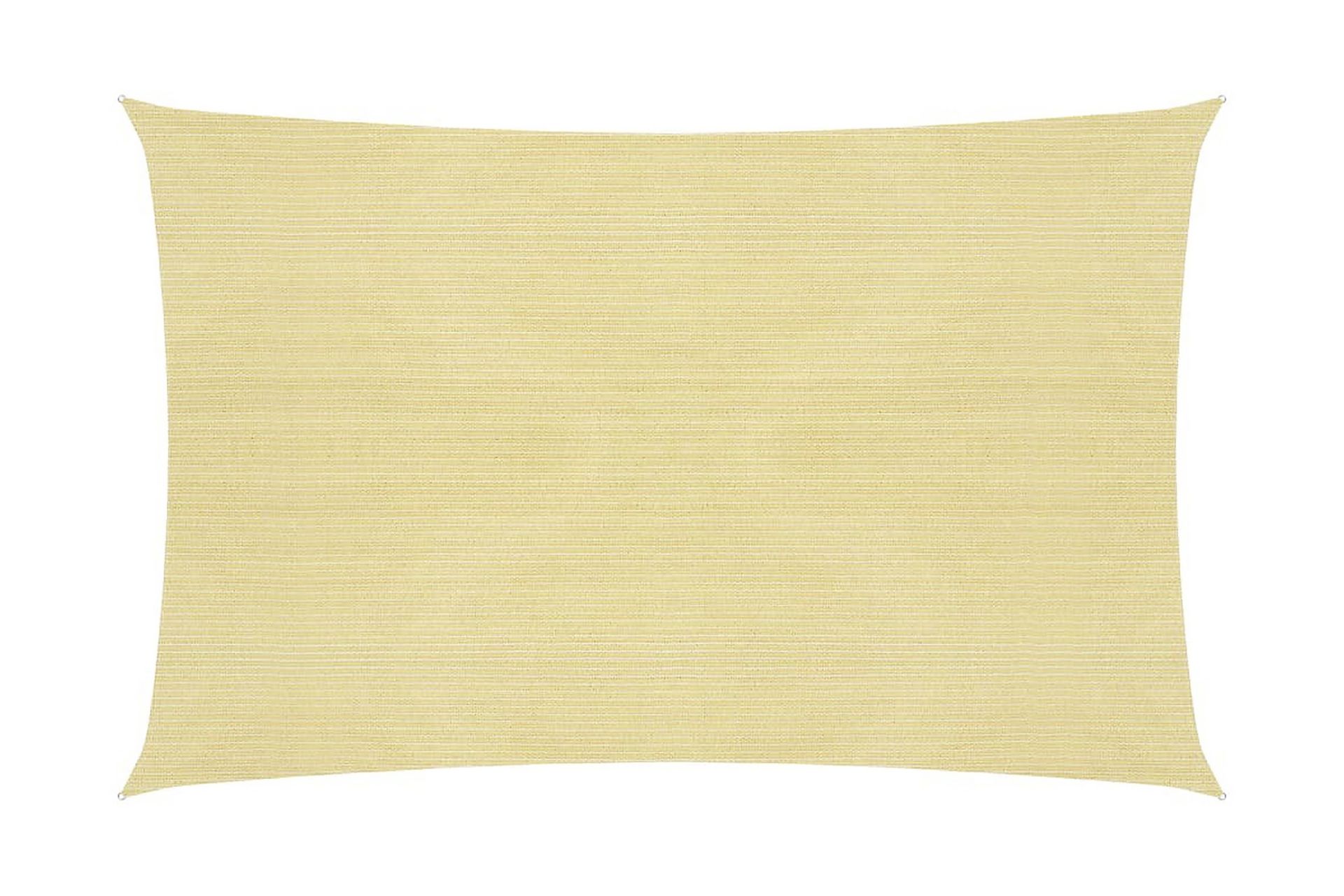 Solsegel 160 g/m² beige 2,5x3 m HDPE - Beige - Utemöbler - Solskydd - Solsegel