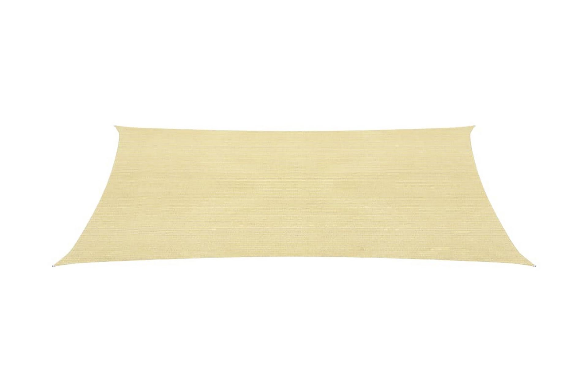 Solsegel 160 g/m² beige 2,5x3 m HDPE - Beige - Utemöbler - Solskydd - Solsegel