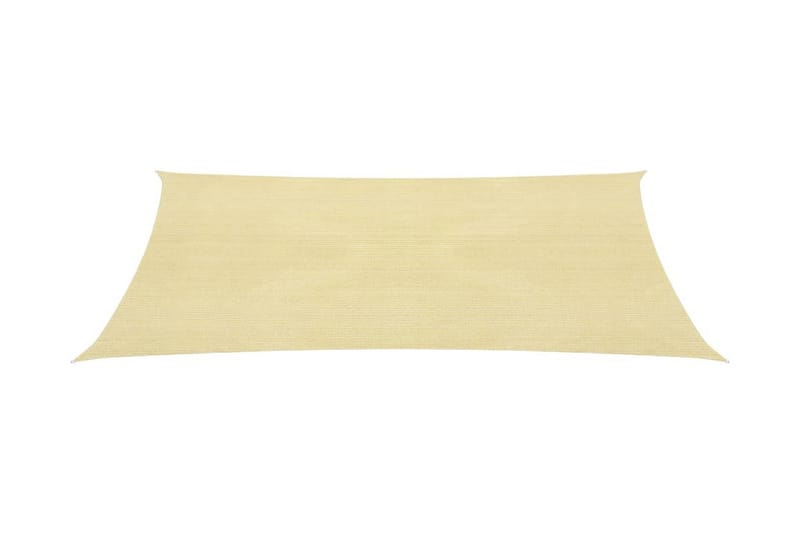 Solsegel 160 g/m² beige 2,5x3 m HDPE - Beige - Utemöbler - Solskydd - Solsegel