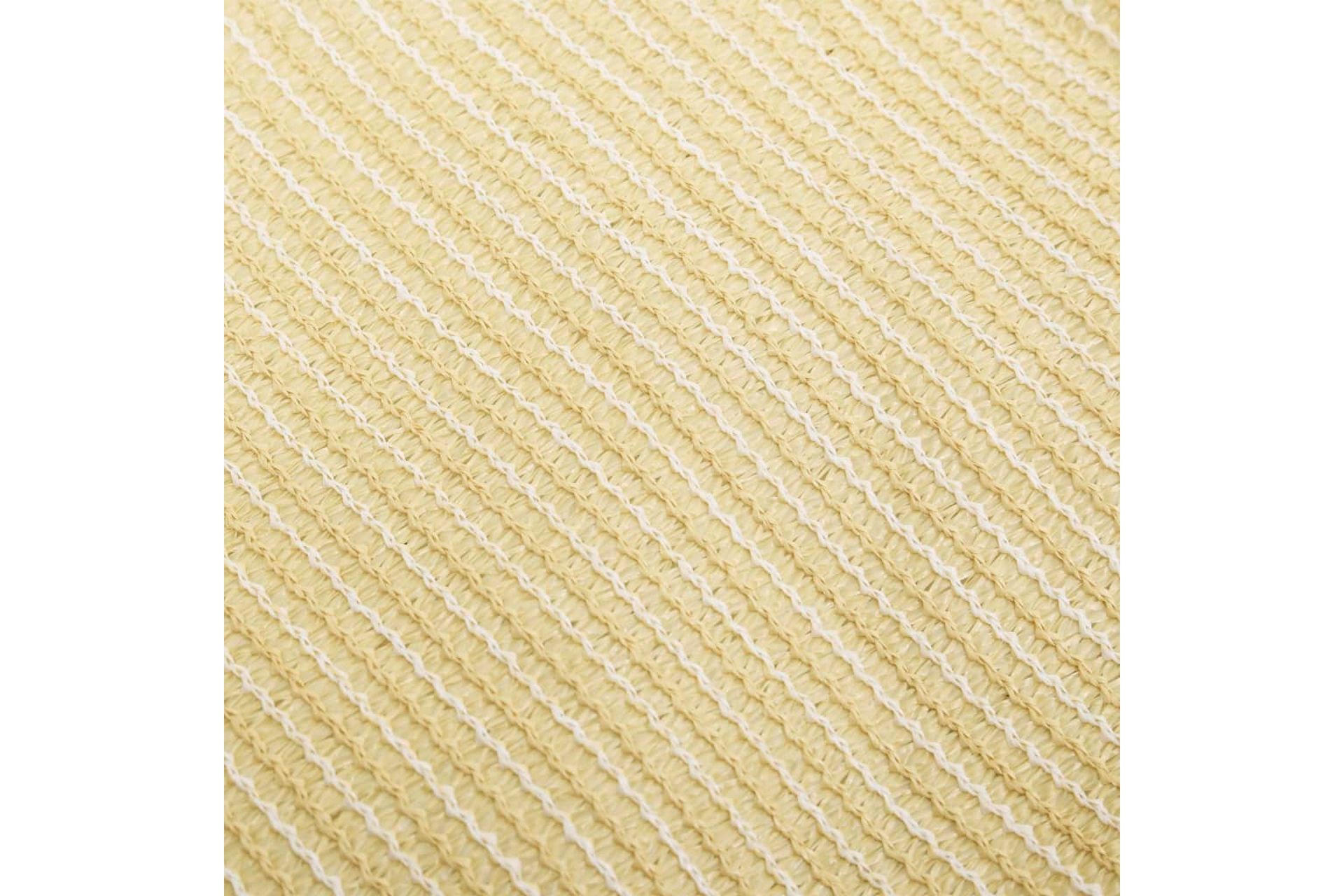 Solsegel 160 g/m² beige 2,5x3 m HDPE - Beige - Utemöbler - Solskydd - Solsegel