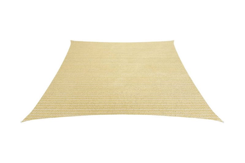 Solsegel 160 g/m² beige 3/4x3 m HDPE - Beige - Utemöbler - Solskydd - Solsegel