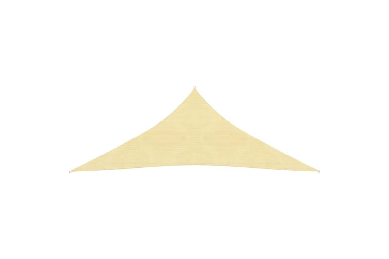 Solsegel 160 g/m² beige 4,5x4,5x4,5 m HDPE - Beige - Utemöbler - Solskydd - Solsegel