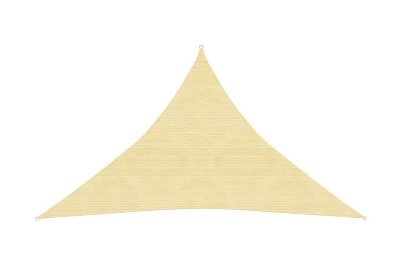 Solsegel 160 g/m² beige 5x5x6 m HDPE - Beige - Solsegel