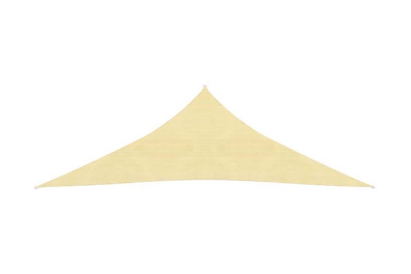 Solsegel 160 g/m² beige 5x5x6 m HDPE - Beige - Utemöbler - Solskydd - Solsegel