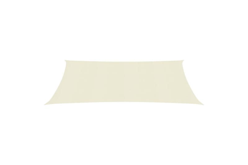 Solsegel 160 g/m² gräddvit 6x8 m HDPE - Kräm - Utemöbler - Solskydd - Solsegel
