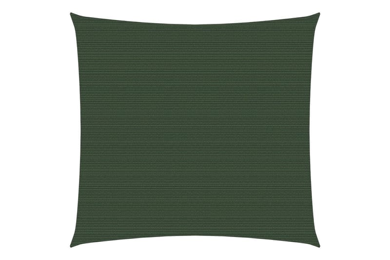 Solsegel 160 g/m² mörkgrön 2,5x2,5 m HDPE - Grön - Utemöbler - Solskydd - Solsegel