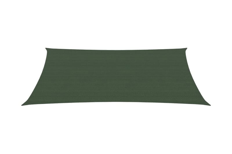 Solsegel 160 g/m² mörkgrön 2,5x3,5 m HDPE - Grön - Utemöbler - Solskydd - Solsegel