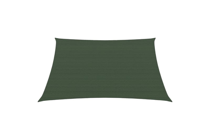 Solsegel 160 g/m² mörkgrön 4,5x4,5 m HDPE - Grön - Utemöbler - Solskydd - Solsegel