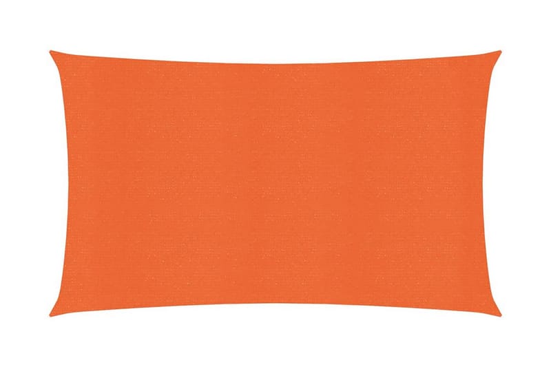 Solsegel 160 g/m² orange 2,5x5 m HDPE - Orange - Utemöbler - Solskydd - Solsegel