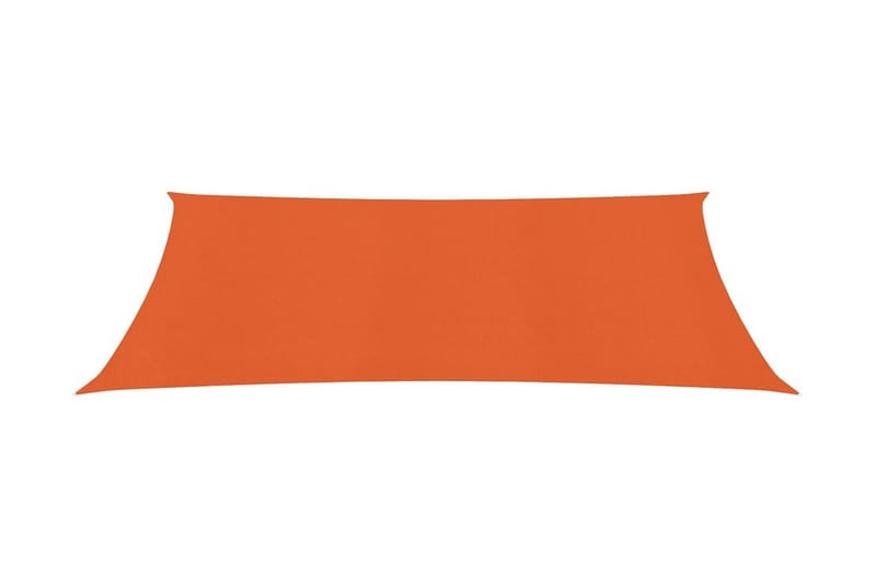 Solsegel 160 g/m² orange 2,5x5 m HDPE - Orange - Utemöbler - Solskydd - Solsegel