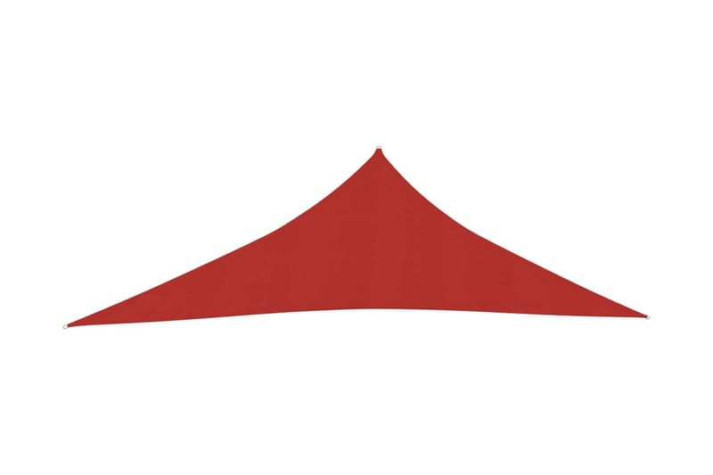 Solsegel 160 g/m² röd 3x4x5 m HDPE - Röd - Utemöbler - Solskydd - Solsegel