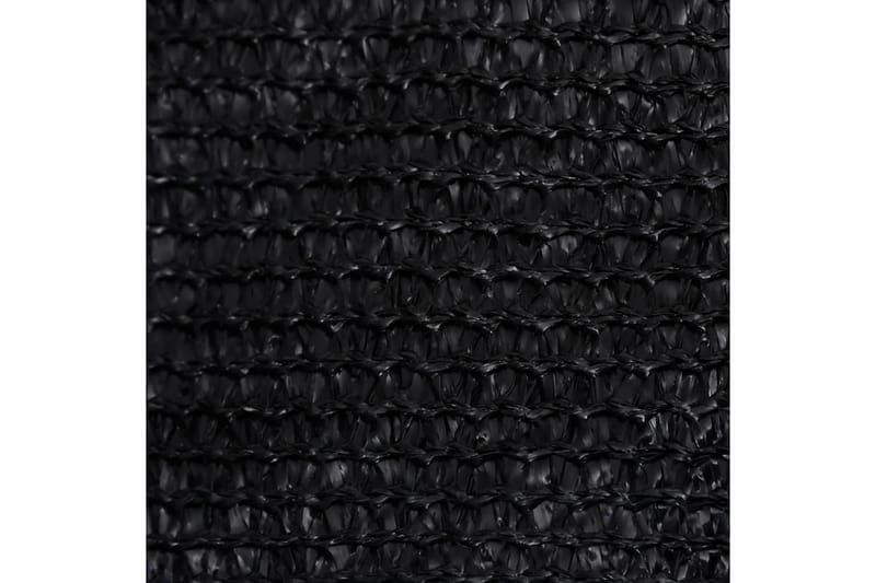 Solsegel 160 g/m² svart 3x3x3 m HDPE - Svart - Utemöbler - Solskydd - Solsegel