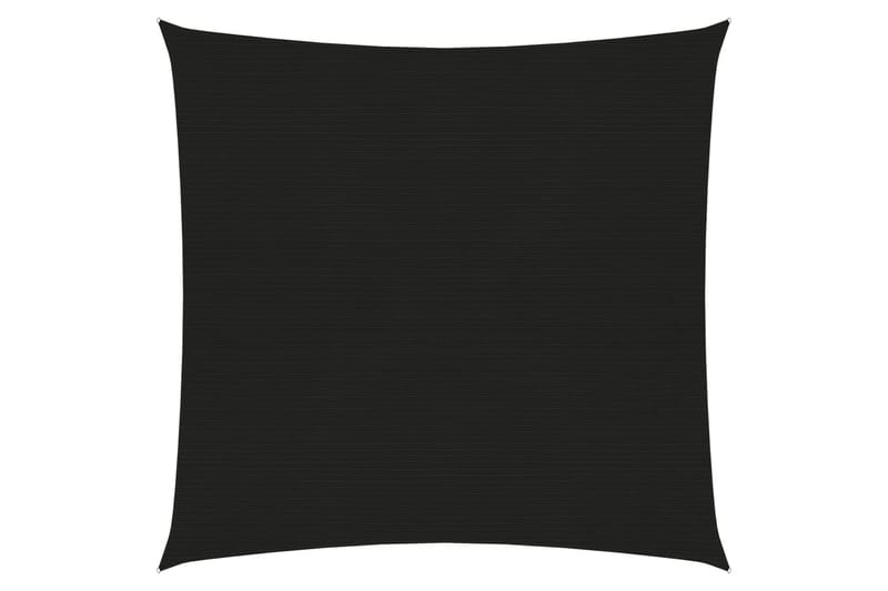 Solsegel 160 g/m² svart 4,5x4,5 m HDPE - Svart - Utemöbler - Solskydd - Solsegel