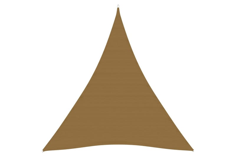 Solsegel 160 g/m² taupe 3x4x4 m HDPE - Taupe - Utemöbler - Solskydd - Solsegel